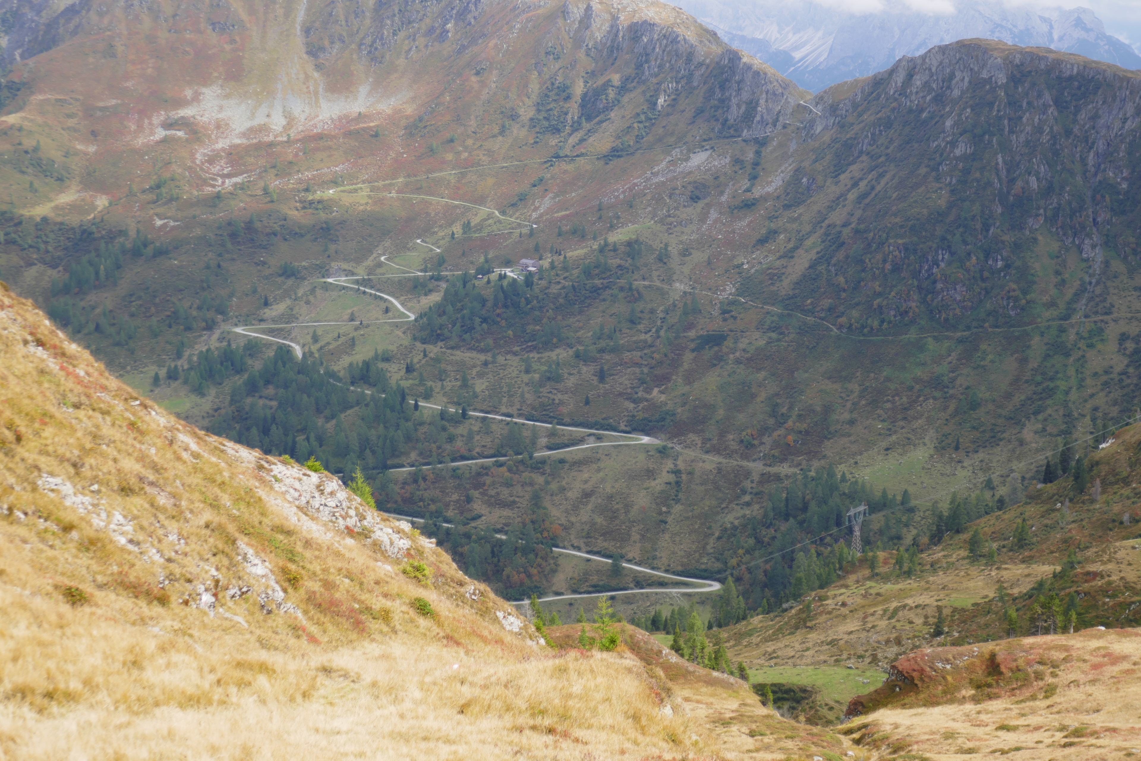 1. Blick auf Porzehütte